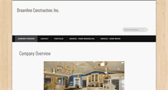 Desktop Screenshot of dreamlineconstructioninc.com